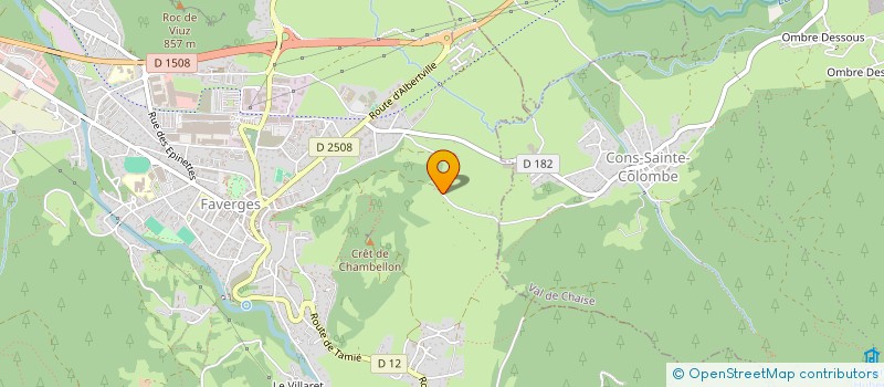 localisation de l'entreprise AVENIR  FAVERGES-SEYTHENEX