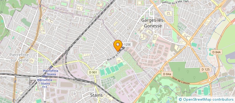 localisation de l'entreprise AVENIR à STAINS