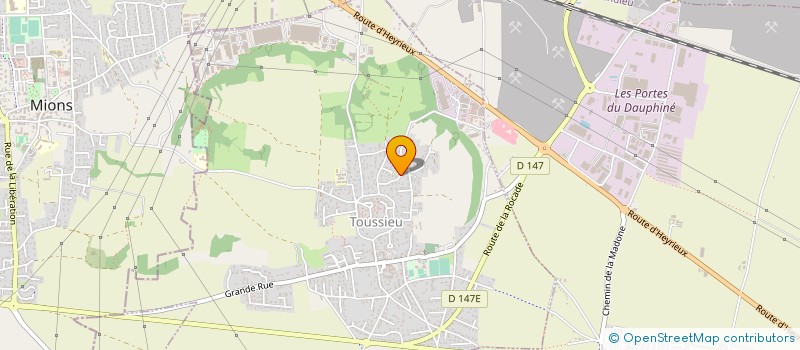 localisation de l'entreprise AVENIR  TOUSSIEU