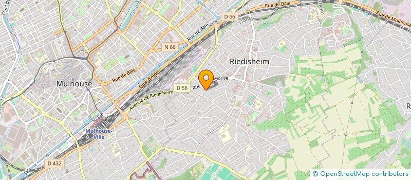 localisation de l'entreprise AVENIR  RIEDISHEIM