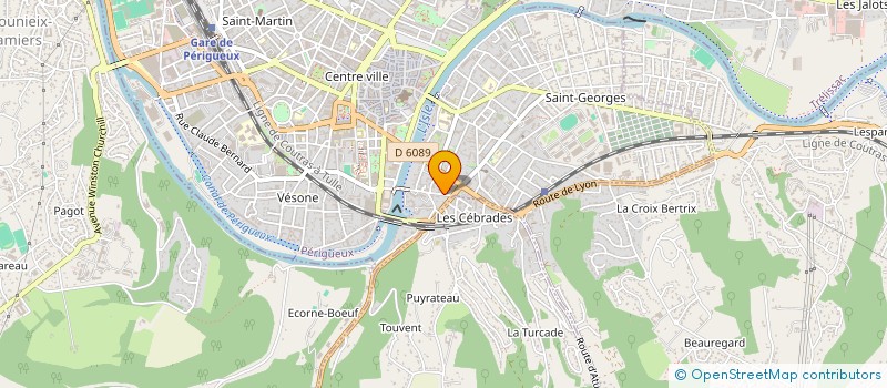 localisation de l'entreprise AVENIR à PERIGUEUX