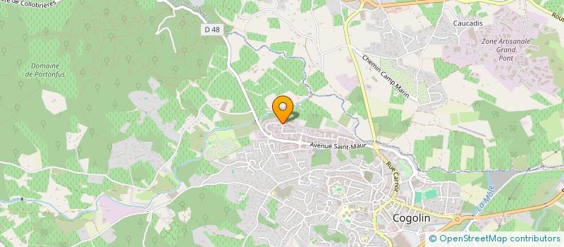 localisation de l'entreprise AVENIR à COGOLIN