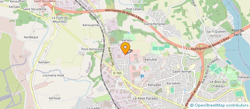 localisation de l'entreprise AVENIR  LORIENT