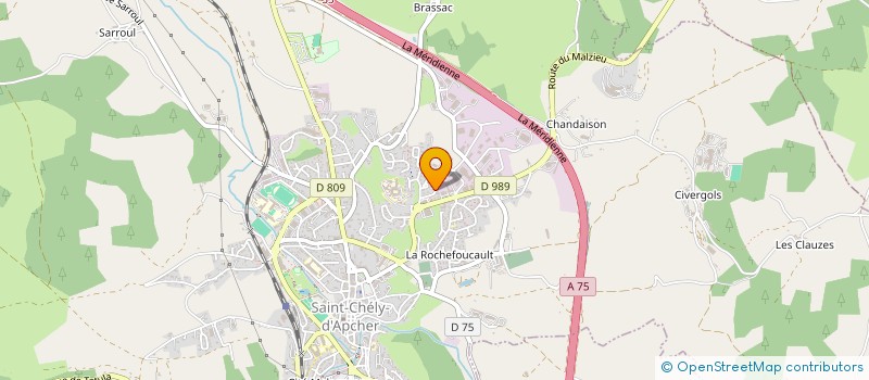 localisation de l'entreprise AVENIR  SAINT-CHELY-D'APCHER