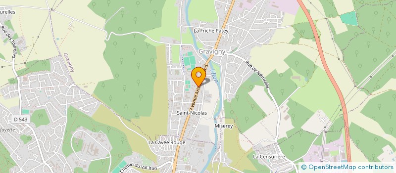 localisation de l'entreprise AVENIR à GRAVIGNY