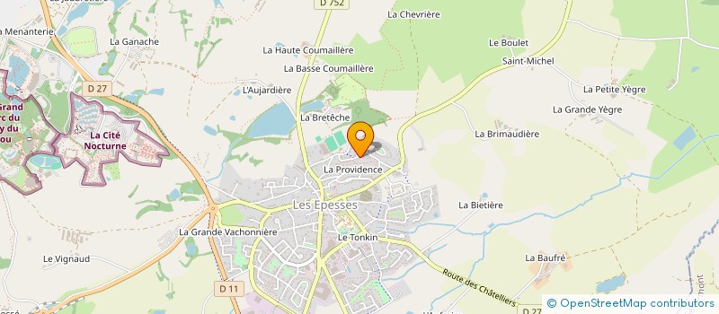 localisation de l'entreprise AVENIR  LES EPESSES