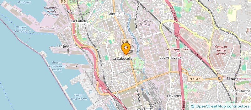 localisation de l'entreprise AVENIR à MARSEILLE