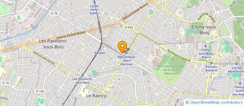 localisation de l'entreprise AVENIR  LIVRY-GARGAN