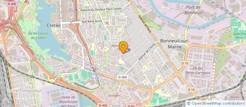 localisation de l'entreprise AVENIR à BONNEUIL-SUR-MARNE