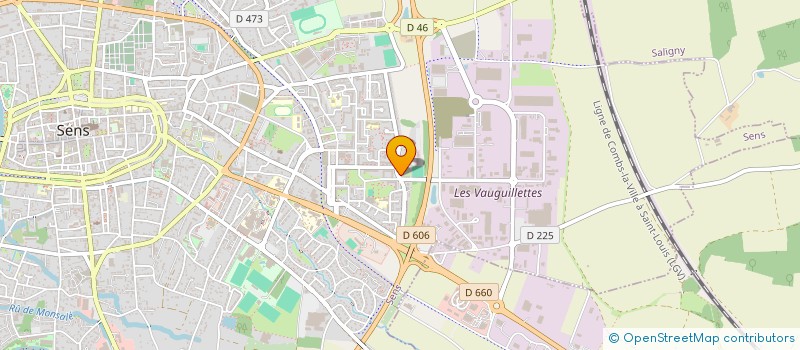 localisation de l'entreprise AVENIR 89 à SENS