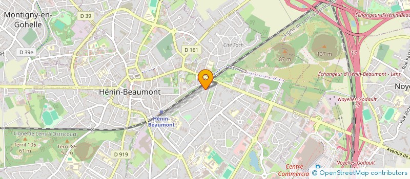 localisation de l'entreprise AVENIR à HENIN-BEAUMONT