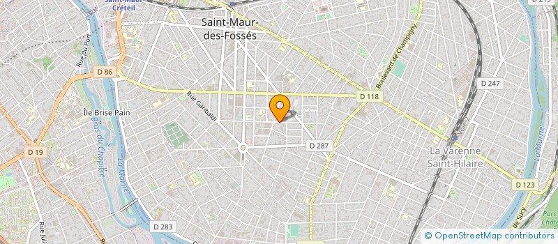 localisation de l'entreprise AVENIR  SAINT-MAUR-DES-FOSSES