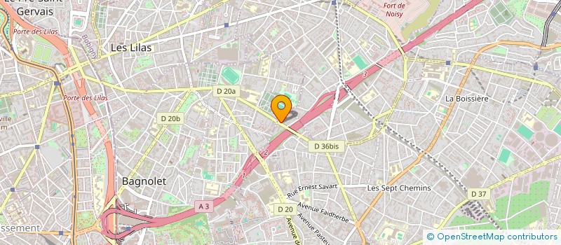 localisation de l'entreprise AVENIR  MONTREUIL
