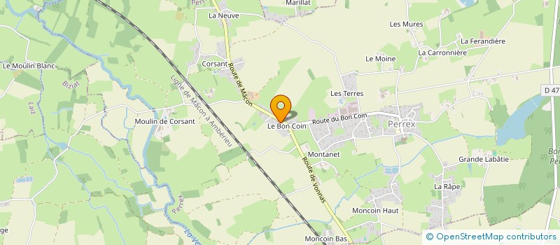 localisation de l'entreprise AVENIR  PERREX