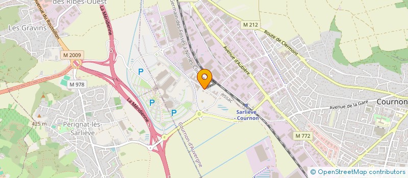 localisation de l'entreprise AVENIR  COURNON-D'AUVERGNE