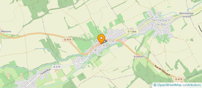 localisation de l'entreprise AVENIR  RANSPACH-LE-BAS