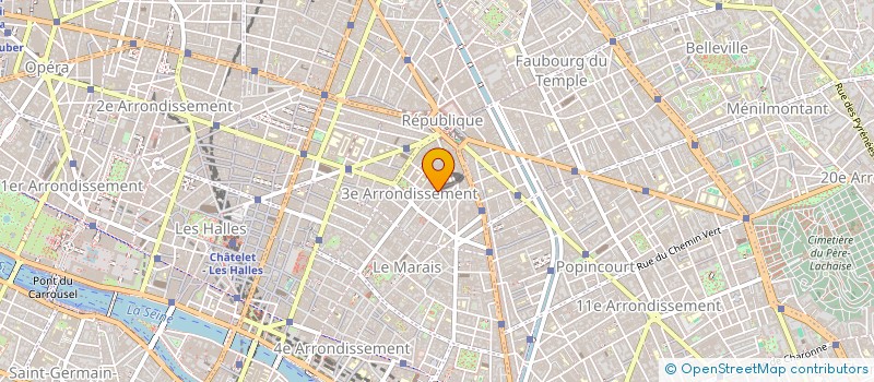 localisation de l'entreprise AVENIR +  PARIS
