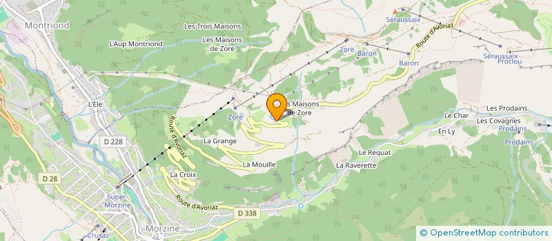 localisation de l'entreprise AVENIR à MORZINE
