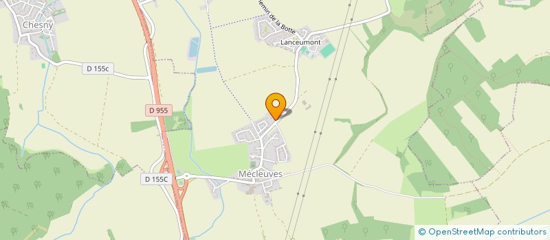 localisation de l'entreprise AVENIR  MECLEUVES