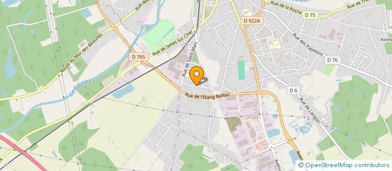 localisation de l'entreprise AVENIR  ROMORANTIN-LANTHENAY