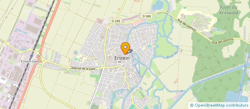 localisation de l'entreprise AVENIR  ERSTEIN