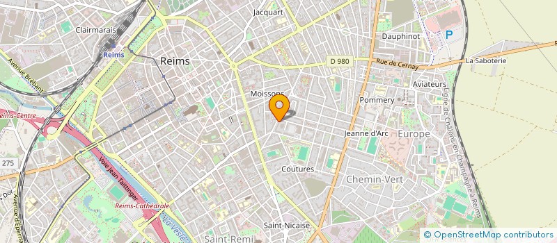 localisation de l'entreprise AVENIR  REIMS