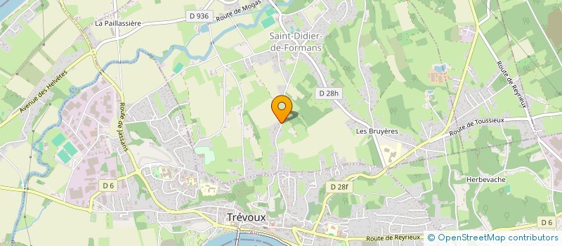 localisation de l'entreprise AVENIR  SAINT-DIDIER-DE-FORMANS