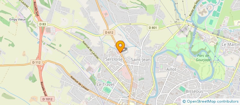 localisation de l'entreprise AVENIR  LABRUGUIERE