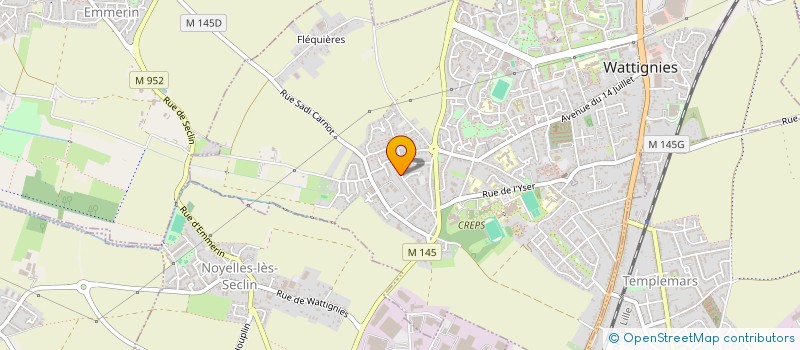 localisation de l'entreprise AVENIR  WATTIGNIES