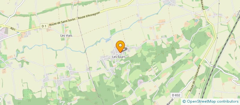 localisation de l'entreprise AVENIR  SAINT-SORLIN-EN-VALLOIRE