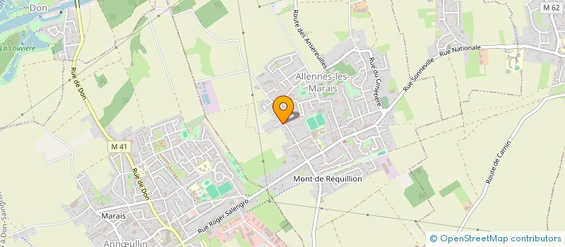 localisation de l'entreprise AVENIR AA  ALLENNES-LES-MARAIS