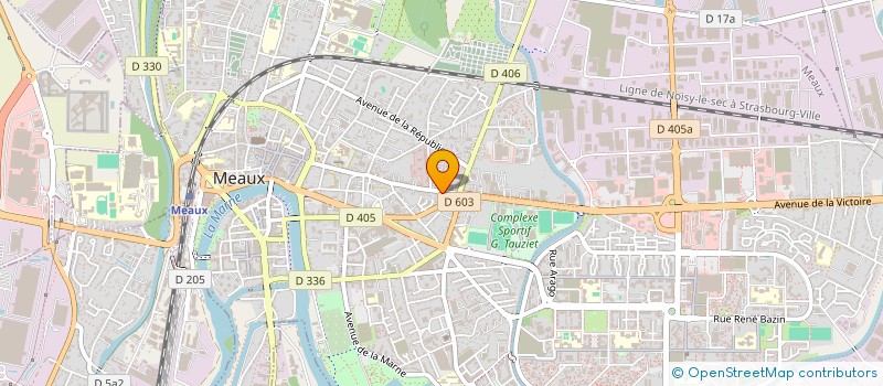 localisation de l'entreprise AVENIR ADHESIFS à MEAUX