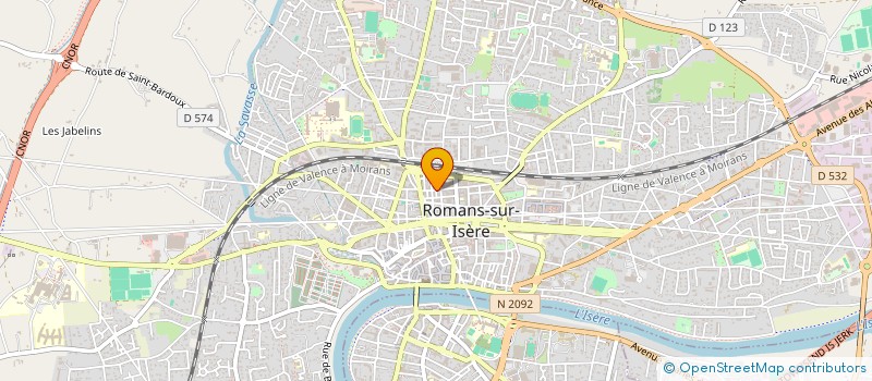 localisation de l'entreprise AVENIR ASSURANCES à ROMANS-SUR-ISERE