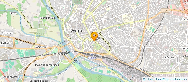 localisation de l'entreprise AVENIR ASSURANCES  BEZIERS