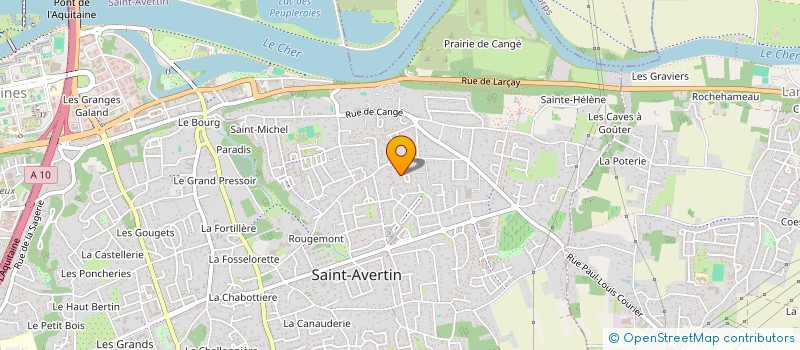 localisation de l'entreprise AVENIR AUTO  SAINT-AVERTIN