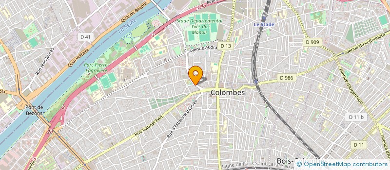 localisation de l'entreprise AVENIR AUTO ECOLE à COLOMBES