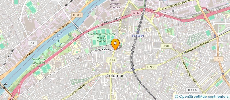 localisation de l'entreprise AVENIR AUTOMOBILES à COLOMBES