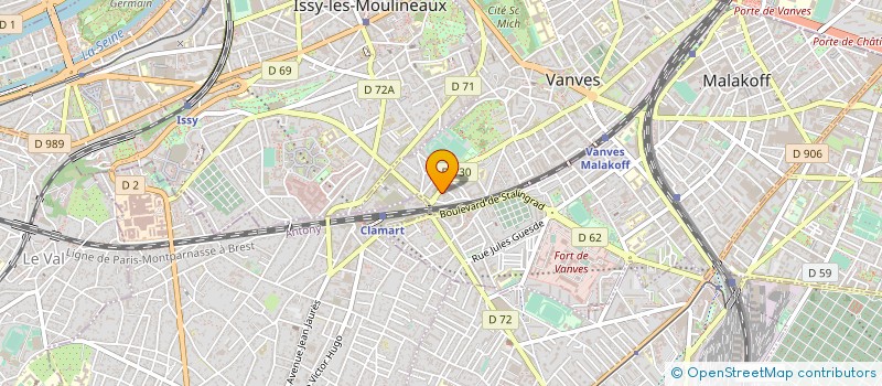 localisation de l'entreprise AVENIR AUTOMOBILES à VANVES