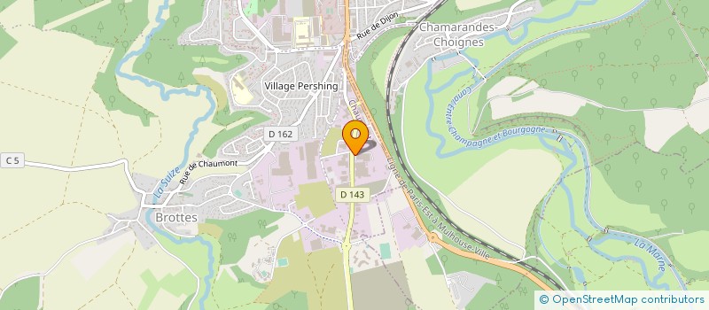 localisation de l'entreprise AVENIR AUTOMOBILES SA à CHAUMONT