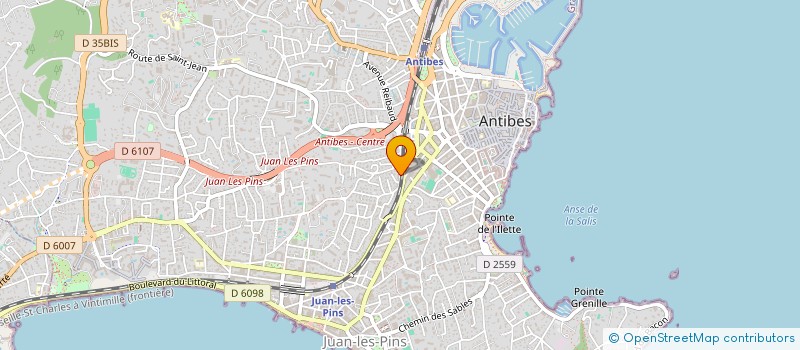 localisation de l'entreprise AVENIR BAT à ANTIBES