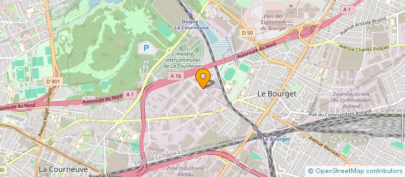 localisation de l'entreprise AVENIR BAT CONCEPT à LA COURNEUVE