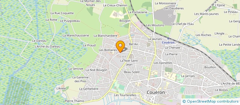 localisation de l'entreprise AVENIR-BATIMENT à COUERON