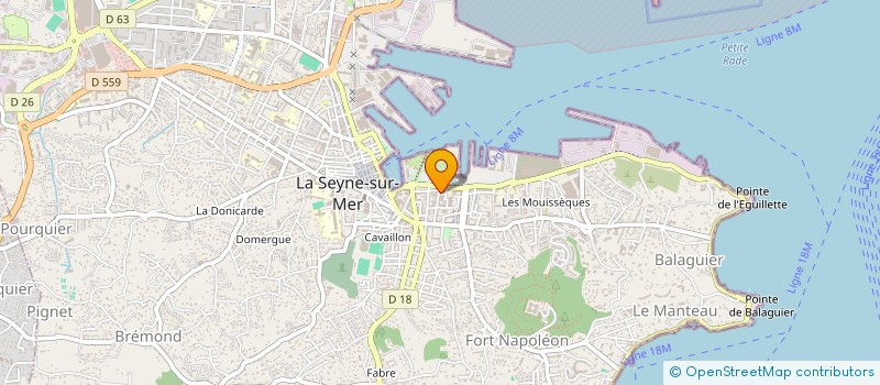 localisation de l'entreprise AVENIR BATIMENT 83 à LA SEYNE-SUR-MER