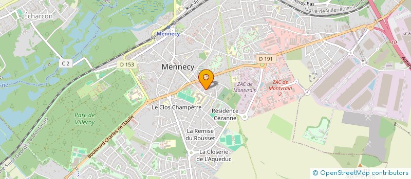 localisation de l'entreprise AVENIR.BDC à MENNECY