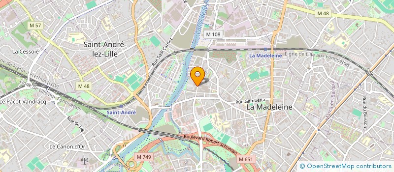 localisation de l'entreprise AVENIR BEAUREVOIR 1 à LA MADELEINE