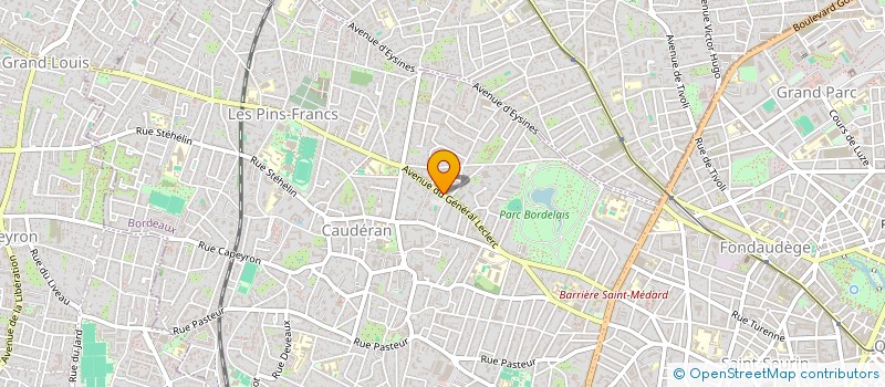 localisation de l'entreprise AVENIR BIO  BORDEAUX