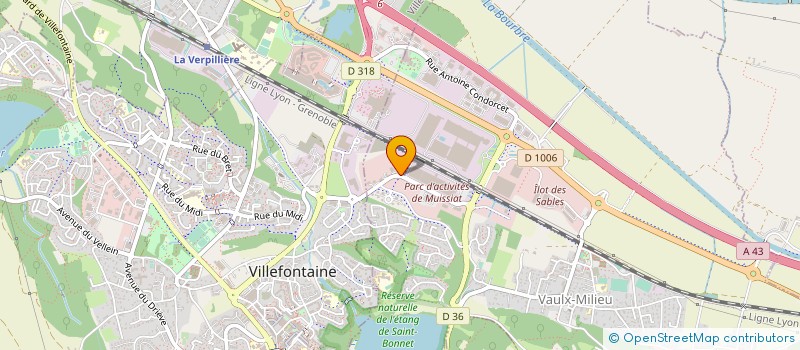 localisation de l'entreprise AVENIR BIOCLIMATIQUE à VAULX-MILIEU