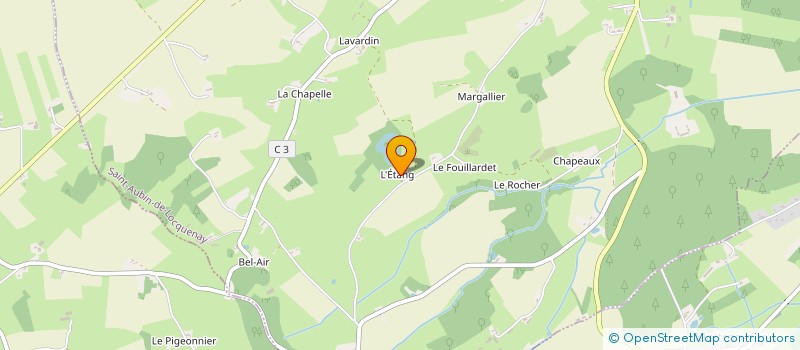 localisation de l'entreprise AVENIR BLOODSTOCK  SAINT-AUBIN-DE-LOCQUENAY