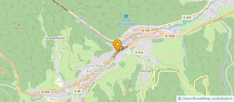 localisation de l'entreprise AVENIR BOIS TRADITION ALSACE SARL  SAINTE-MARIE-AUX-MINES