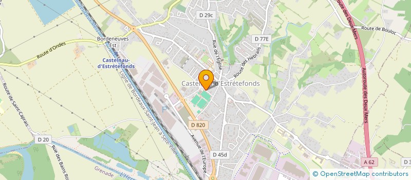 localisation de l'entreprise AVENIR BOULISTE FRONTONNAIS (A.B.F.)  FRONTON